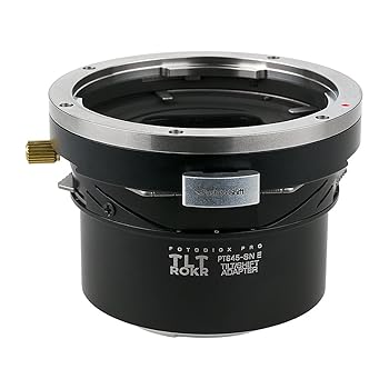 【中古】Fotodiox Pro TLT ROKR Tilt/Shift Lens Mount Adapter Compatible with Pentax 645 Lenses to Sony E-Mount Cameras