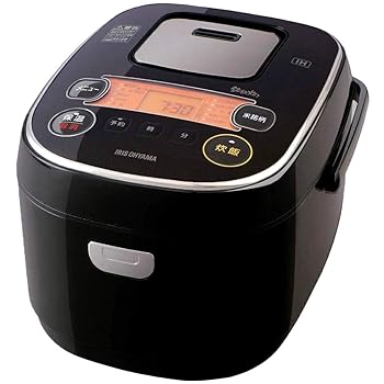 【中古】アイリスオーヤマ IH炊飯器 5.5合 IH式 31銘柄炊き分け機能 極厚火釜 玄米 IH式 ブラック RC-IE50-B|スカーレット2021