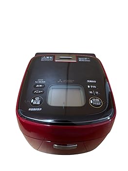 【中古】［非常に良い］NJ-SEA06-R(ミラノレッド) 備長炭 炭炊釜 ジャー炊飯器 3.5合