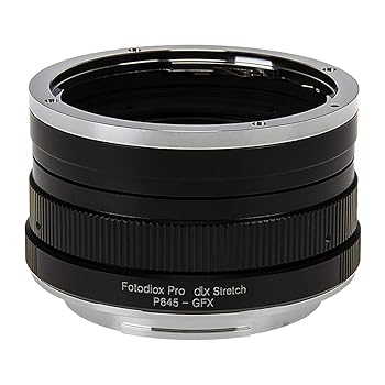 【中古】［人並み外れたに似つかわしい］Fotodiox DLX Stretch Lens Mount Adapter Compatible with Pentax 645 MF Lenses to Fujifilm GFX G-mount Mirrorless Cameras