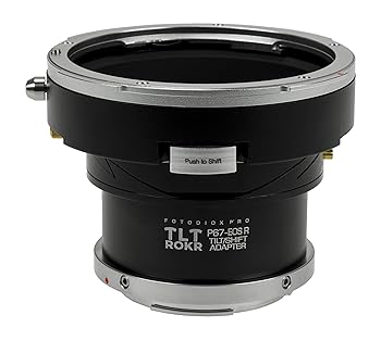 【中古】［人並み外れたに好いたらしい］Fotodiox Pro TLT ROKR - Tilt/Shift Lens Mount Adapter Compatible with Pentax 6x7 (P67, PK67) Mount SLR Lenses to Canon RF Mount Mirrorl
