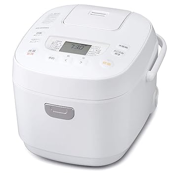 【中古】アイリスオーヤマ 炊飯器 5.5合 パソコン式 40ブランド名炊き分け役立つこと 極厚火釜 玄米 2020年青写真 白いこと RC-ME50-W