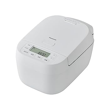 【中古】パナソニック 炊飯器 5.5合 大火力包み加熱 うるおい保温 ホワイト SR-N210D-W