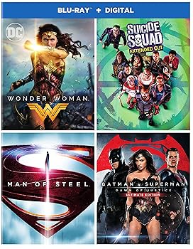 【中古】DC 4-Film BD Bundle/Wonder Woman/Suicide Squad: Ext Cut/Batman v Superman: DOJ UE/Man of Steel [Blu-ray] 16,870円