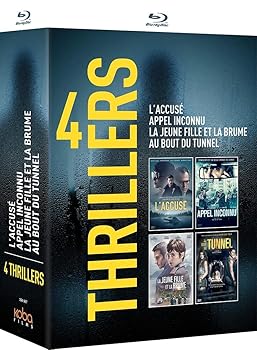 【中古】Coffret 4 Thrillers : L'ACCUS?-Appel Inconnu-LA Jeune Fille ET LA Brume-AU Bout du Tunnel [Blu-Ray]