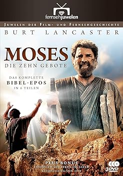 【中古】Moses: Die zehn Gebote - Das komplette Bibel-Epos in 6 Teilen (Fernsehjuwelen) [DVD]