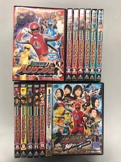【中古】忍風戦隊ハリケンジャー 全12巻、劇場版 シュシュッと THE MOVIE、10 YEARS AFTER 【レンタル落ち】全14巻セット｜スカーレット2021