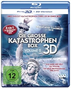【中古】Die groﾟe Katastrophenbox 3D - Volume 2 - Boxset mit 3 3D Blu-rays: Das Ende der Welt, Ice Twister, Die neue Prophezeiung...｜スカーレット2021