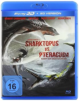 【中古】Sharktopus vs Pteracuda - Kampf der Urzeitgiganten (inkl. 2D-Version) [3D Blu-ray]｜スカーレット2021