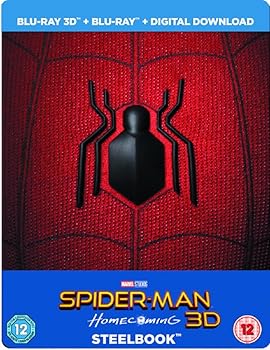 【中古】Spider-Man Homecoming 3D (Includes 2D Version) - Limited Edition Steelbook + Resin Magnet + Comic Book Blu-ray|スカーレット2021