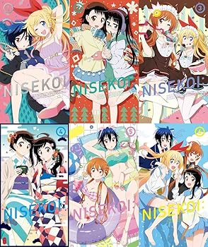 【中古】ニセコイ： 【完全生産限定版・キャラクターデザイン：杉山延寛描き下ろし全巻収納BOX付属】 [Blu-ray] 全6巻セット [マーケットプレイス Blu-ra｜スカーレット2021