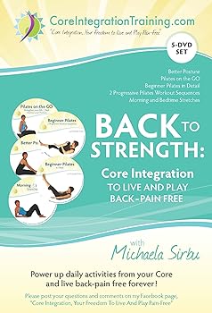 【中古】Back To Strength: Core Integration To Live and Play Back Pain Free - 5-DVD SET with Michaela Sirbu