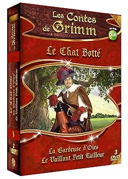 【中古】Les contes de Grimm - Coffret 3 DVD - Vol.2 Le chat Bott? - La gardeuse d'oies - Le vaillant petit tailleur