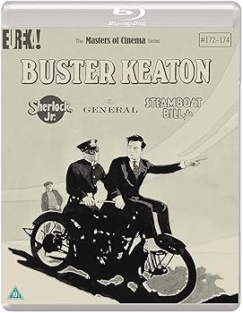 【中古】Buster Keaton: 3 Films(Sherlock Jr., The General, Steamboat Bill, Jr.) [Masters of Cinema] [Blu-ray]
