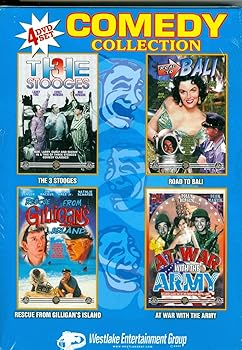 【中古】4 DVD Set Comedy Collection-3 Stooges, Road to Bali, Rescue From Gilligan's Island, At War With The Army|スカーレット2021
