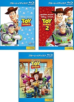 【中古】トイ・ストーリー 1、2、3 ブルーレイディスク [レンタル落ち] 全3巻セット [マーケットプレイスDVDセット商品]｜スカーレット2021