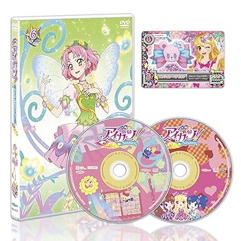 【中古】アイカツ! 6(初回封入限定特典:DVDオリジナルデザイン アイカツ!カード「エンジェリーベアリボン」(いちごちゃん初CM撮影Ver.)付き)