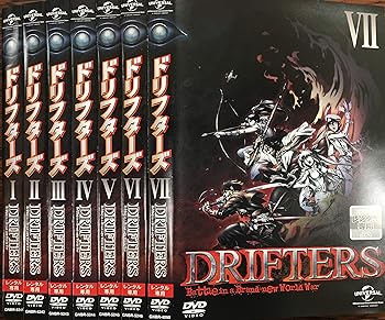【中古】DRIFTERS　ドリフターズ　[レンタル落ちDVD]　(全7巻)