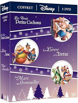 【中古】Les Les Trois Petits cochons + Le Li?vre et la Tortue + La Mare aux Grenouilles-Les Intemporels-Coffret 4 DVD