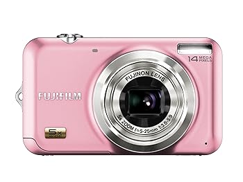 【中古】［人並み外れたに好いたらしい］FUJIFILM デジタル写真機 FinePix(ファインピックス) JX280 1410万絵素 望遠レンズ光学5倍 サクラ色 FX-JX280P