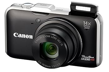 【中古】［人並み外れたに似つかわしい］Canon デジタル写真機 PowerShot SX230 HS 黒いこと PSSX230HS(BK)