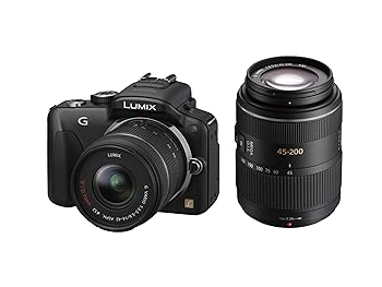 【中古】パナソニック ミラーレス一眼カメラ LUMIX G3 ダブルズームキット エスプリブラック DMC-G3W-K｜スカーレット2021 80,174円