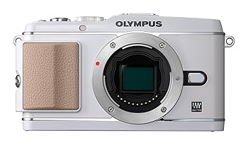 【中古】［人並み外れたに好いたらしい］OLYMPUS 鏡鑑受け答え一眼 PEN E-P3 上半身 白いこと E-P3 BODY WHT