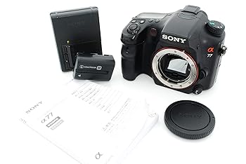 【中古】SONY 鏡鑑受け答え一眼 α77 上半身 SLT-A77V