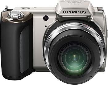 【中古】［人並み外れたに好いたらしい］OLYMPUS デジタル写真機 SP-620UZ しろがね色 1600万絵素 光学21倍望遠レンズ DUAL IS 高品位テレビ活動写真 3.0型LCD 広角25粍 3D映し絵役立つこと 単三蓄電池