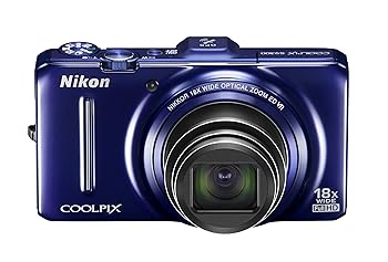 【中古】Nikon デジタルカメラ COOLPIX (クールピクス) S9300 ネイビーブルー S9300BL