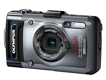 【中古】OLYMPUS デジタルカメラ TG-1 シルバー 12m防水 2m耐落下衝撃 -10℃耐低温 耐荷重100kg 1200万画素 F2.0ハイスピードレンズ 裏面照射型CMOS 光学