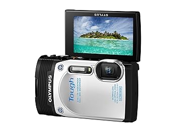 【中古】OLYMPUS デジタルカメラ STYLUS TG-850 Tough ホワイト ウルトラワイド21mm 可動式液晶モニター TG-850 Tough WHT｜スカーレット2021