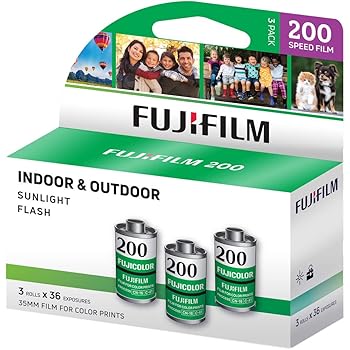 【中古】富士フイルム フジカラー 200 カラーネガフィルム ISO 200 35mm サイズ 36枚撮り CA-36 3個パック