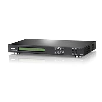 【中古】Aten VM5404H 4X4 HDMI スケーリングマトリックスと映像媒体ウォール 弾丸道路スイッチング付き添い人