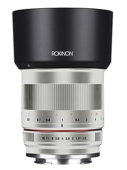 【中古】［非常に良い］Rokinon rk50 m-fx-sil 50 mm f1.2 as UMC High Speedレンズfor Fuji (シルバー)｜スカーレット2021