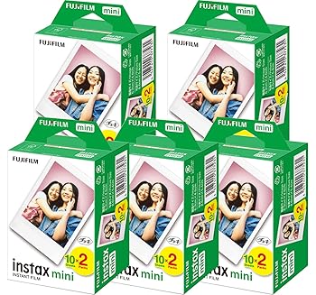 【中古】富士フイルム(FUJIFILM) チェキフイルム instax mini カラー 2パック品 JP2(20枚入り)x5個セット [100枚入]