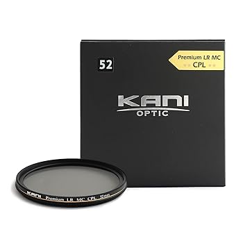 【中古】［非常に良い］KANI 52mm PLフィルター Premium LR MC CPL Ultra Slim 薄枠仕様 円偏光フィルター 低反射 撥水 撥油 防汚 帯電防止 ナノコーティング 807106｜スカーレット2021