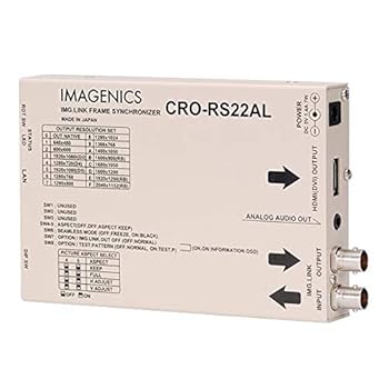 【中古】［人並み外れたに好いたらしい］イメージニクス CRO-RS22AL フレームシンクロナイザ内蔵IMG.Link傍受機[UPC客体]