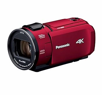 【中古】［人並み外れたに好いたらしい］パナソニック 4K テレビカメラ VZX1M 64GB 後ほどから手を加える 赤いこと HC-VZX1M-R