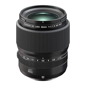 【中古】［非常に良い］FUJIFILM Gマウント 交換レンズ フジノン 単焦点 標準 80mm F1.7通し 防塵防滴耐低温 絞りリング F GF80MMF1.7 R WR