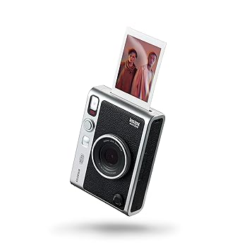 【中古】Instax mini EVO 2-インチ-1 写真絵写真機と印刷工 2.7inLCD映写幕、10水晶体と10枚の写真フィルム成り行き、ミニフィルムフォーマット、ブラッ