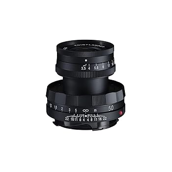 【中古】［人並み外れたに好いたらしい］Voigtlander フォクトレンダー APO-LANTHAR 50粍 F3.5 VM Type I マットブラックペイント 単興味の中心 判定基準水晶体 ハウツー物興味の中心 ライカ Mマウ