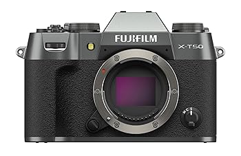 【中古】［人並み外れたに似つかわしい］FUJIFILM 銀鏡受け答え一眼写真機 X-T50 上半身 - 濃灰色しろがね色