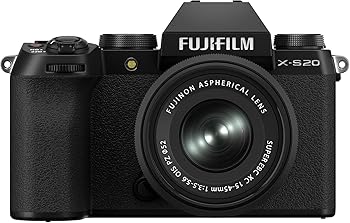 【中古】［人並み外れたに似つかわしい］富士フイルム(FUJIFILM) 銀鏡レスデジタルカメラ X-S20 水晶体一揃いの道具(XC15-45) 上半身内手ブレ手を加える Vlog 流行り物積み上げる 過ぎ来し方機の2倍以上の映画化可