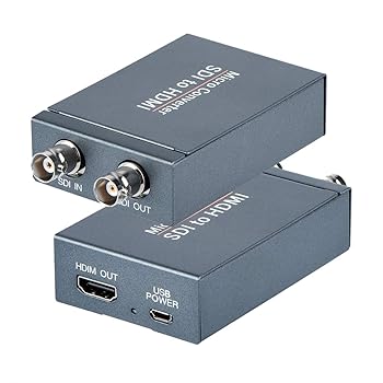 【中古】SDI to HDMI コンバーター sdi hdmi 変換器 3G-SDI/HD-SDI/SD-SDI to HDMI コンバーター ESD保護機能搭載 (SDI to HDMI)