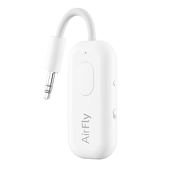 【中古】［非常に良い］Twelve South AirFly Pro 2台同時接続ワイヤレスイヤホン用Bluetoothトランスミッター/レシーバー ホワイト｜スカーレット2021