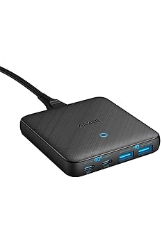 【中古】［非常に良い］Anker PowerPort Atom III 65W Slim (USB PD 充電器 4ポート USB-C 急速充電器)【PPS規格対応 / USB PD対応 / PowerIQ 3.0 (Gen2)搭載 / GaN(窒