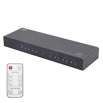 【中古】［人並み外れたに似つかわしい］ラトックシステム 4K60サイクル 相応う 外の方音吐最終生産物 付 4インプット1最終生産物 HDMIセレクター RS-HDSW41A-4K HDR10 音吐引きはなす