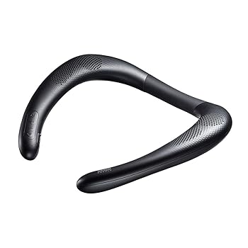 【中古】［人並み外れたに好いたらしい］サンワサプライ Bluetoothウェアラブルネックスピーカー 遣って行く雨合羽IPX5相応う 軽さ MM-SPBT4BK