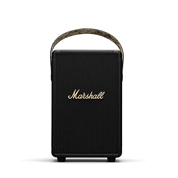 【中古】Marshall Official 大型ワイヤレスポータブルスピーカー TUFTON 黒いこと\u0026金管楽器 年代順の継続生まれ変わり20第四次元/IPX2防滴遣りくち/手っとり早い申し受ける/aptX相応う 【国内定め事品